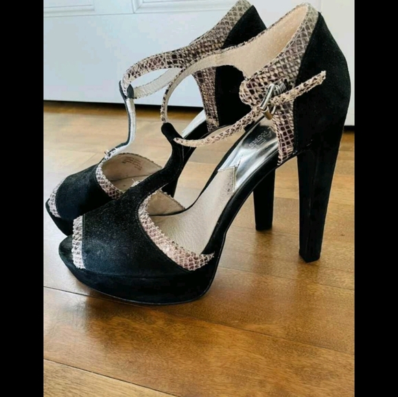 Michael Kors Sophia T-Strap Heels - Picture 1 of 7